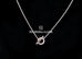 Hermes White Gold Diamond Finesse Pendant Necklace