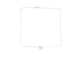 Hermes White Gold Diamond Finesse Pendant Necklace
