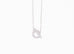 Hermes White Gold Diamond Finesse Pendant Necklace