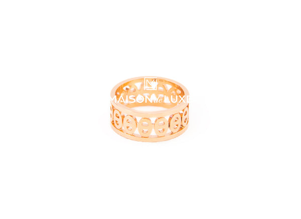 【HERMES】ピンクゴールド☆リング \"Chaine d'ancre\" Divine PM HERMES 18K Rose Gold PM Chaine d'Ancre Divine Ring 51 5.75