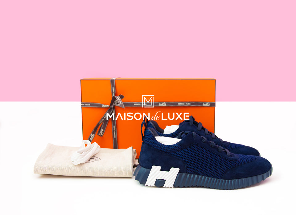 Hermes Men's Marine Bouncing 43 Sneaker