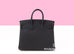 Hermes Birkin 25 Black Togo Palladium Hardware