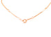 Hermes Rose Gold Echappee Necklace SH