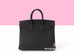 Hermes Birkin 25 Black Togo Gold Hardware