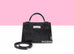 Hermes Mini Kelly II 20 Black Lizard Palladium Hardware