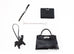 Hermes Mini Kelly II 20 Black Lizard Palladium Hardware