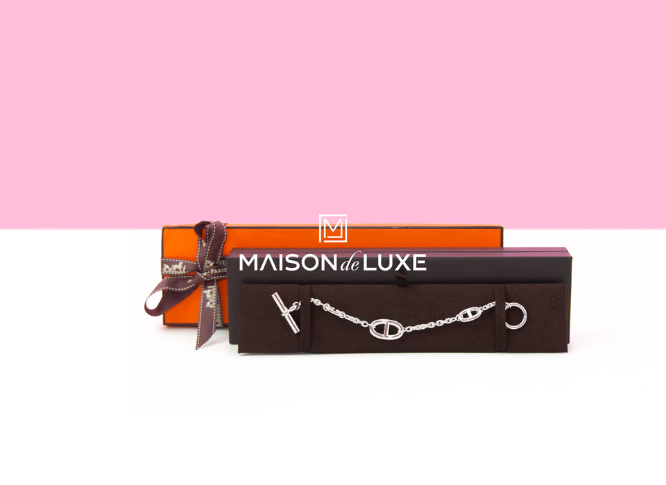 Hermes Silver Farandole Bracelet ST