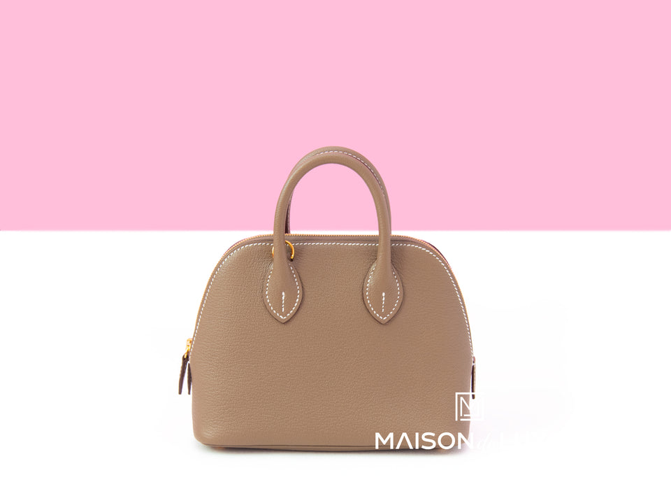 Hermes Mini Bolide Etoupe Chèvre Mysore