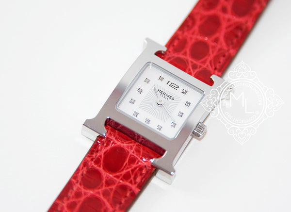 Hermes crocodile sales watch strap