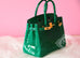 Hermes Vert Emerald Emeraude + Fuchsia Crocodile Bicolor Birkin 30 Handbag - New - MAISON de LUXE - 4