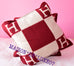 Hermes Classic Red Bordeaux Wool Cashmere Avalon Cushion Pillow - New - MAISON de LUXE - 3