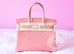 Hermes Rose Peach Pink Terre Cuite GHW Ostrich Birkin 30 Handbag - New - MAISON de LUXE - 1