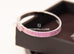 Hermes White Gold Pave Pink Rhodolite Kelly Bracelet SH