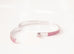 Hermes White Gold Pave Pink Rhodolite Kelly Bracelet SH