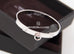 Hermes White Gold Diamond Collier de Chien CDC Bracelet SH