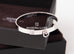 Hermes White Gold Diamond Collier de Chien CDC Bracelet SH