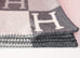 Hermes Large Plaid Anthracite Tricolore Wool Cashmere H Avalon Blanket - New - MAISON de LUXE - 7