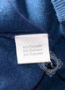 Hermes Men's Blue de Prusse V-Neck 100% Cashmere Wool Sweater L - New - MAISON de LUXE - 5