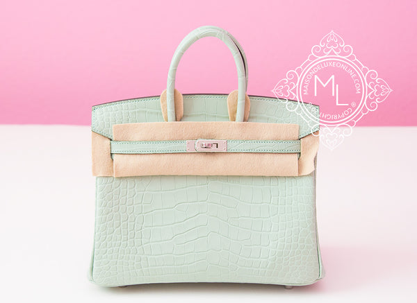 hermes green crocodile