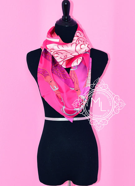 Hermes Festival des Amazones Maxi Twilly Scarf Shawl – MAISON de LUXE