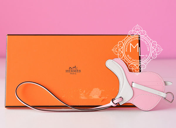 Hermes Sakura Pink Paddock Selle Horse Saddle Bag Charm – MAISON