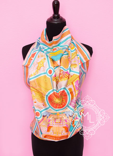 Hermes Twill Silk 90 cm 36 Flanerie Flânerie à Versailles Scarf