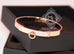 Hermes Rose Gold Diamond Collier de Chien CDC Bracelet SH