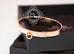 Hermes Rose Gold Diamond Collier de Chien CDC Bracelet SH