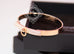 Hermes Rose Gold Diamond Collier de Chien CDC Bracelet SH