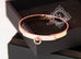 Hermes Rose Gold Diamond Collier de Chien CDC Bracelet SH