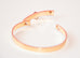 Hermes Rose Gold Diamond Collier de Chien CDC Bracelet SH