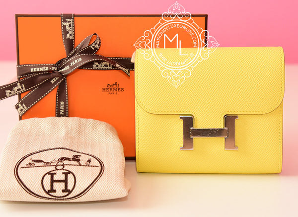 Hermes constance bag yellow cheap