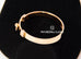 Hermes Rose Gold Diamond Collier de Chien CDC Bracelet SH