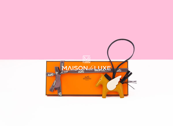 Hermes Pegasus Rodeo Bag Charm PM Sesame, Nata, and Noir Lambskin – Madison  Avenue Couture
