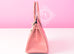 Hermes Pink Terre Cuite + Cobalt Blue Special Order Ostrich Birkin 30 Handbag