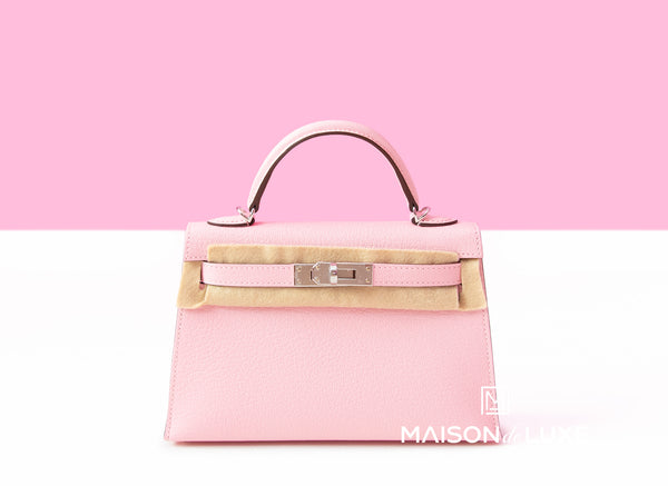 Hermes Mini Kelly I Bag 3Q Pink Sakura Swift GHW