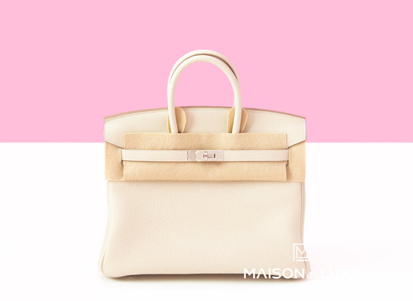 white birkin 25