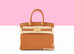 Hermes Birkin 30 Gold Togo - front