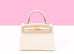 Hermes Kelly Sellier 25 Nata Epsom Handbag