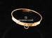 Hermes Rose Gold Diamond Collier de Chien CDC Bracelet ST