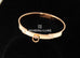 Hermes Rose Gold Diamond Collier de Chien CDC Bracelet ST