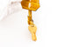 Hermes Kelly Sellier 25 Beige Sable & Jaune Ambre HSS Shiny Alligator