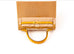 Hermes Kelly Sellier 25 Beige Sable & Jaune Ambre Shiny Alligator 8