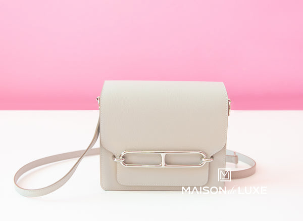 Hermes Berline Mini (Evercolor, Ciel + Gris Perl)