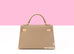 Hermes Mini Kelly II 20 Gris Asphalt & Trench Epsom