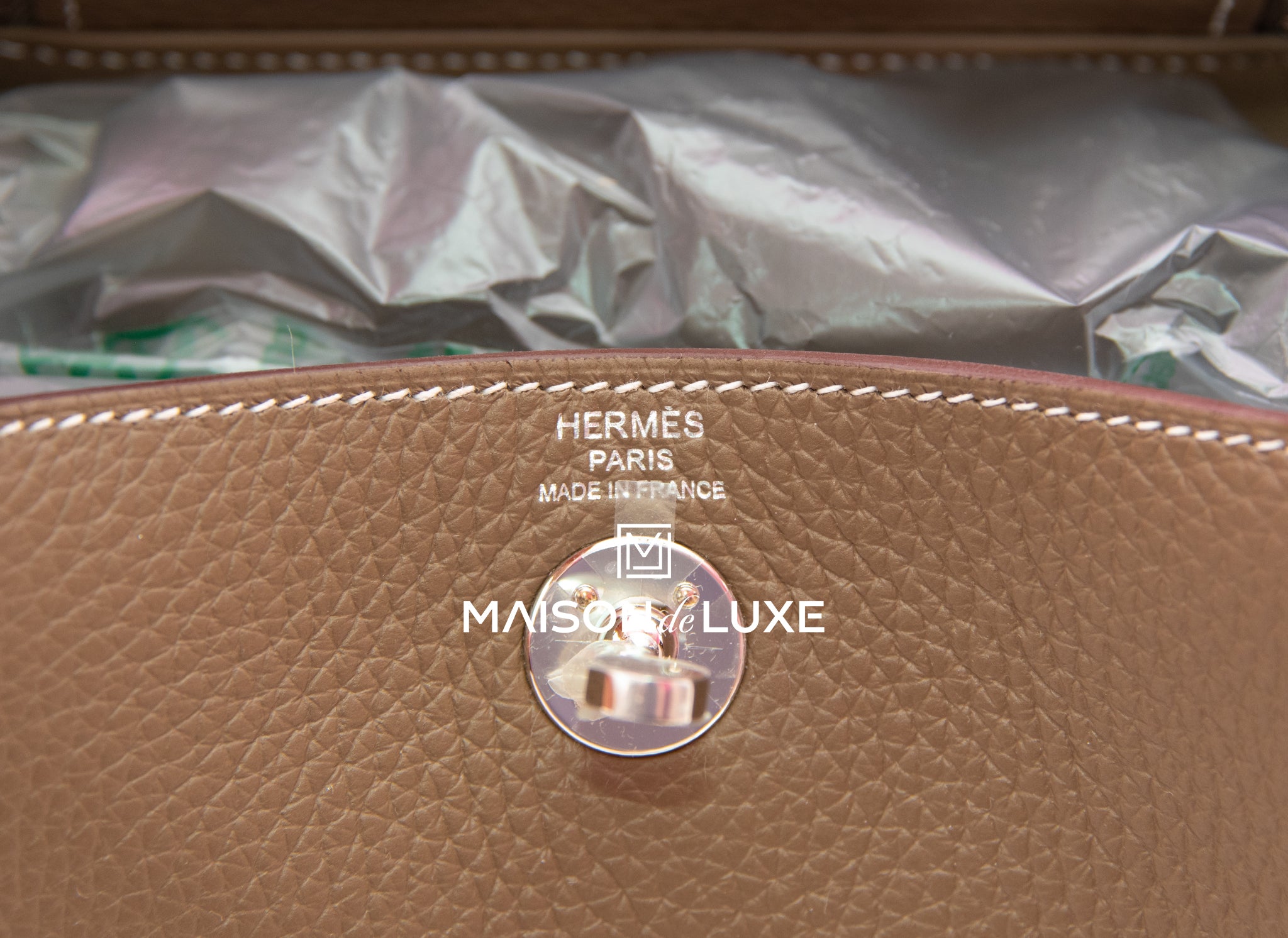 Hermes Mini Lindy Biscuit PHW RJC1703 – LuxuryPromise
