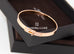 Hermes Rose Gold Diamond Kelly Bracelet ST