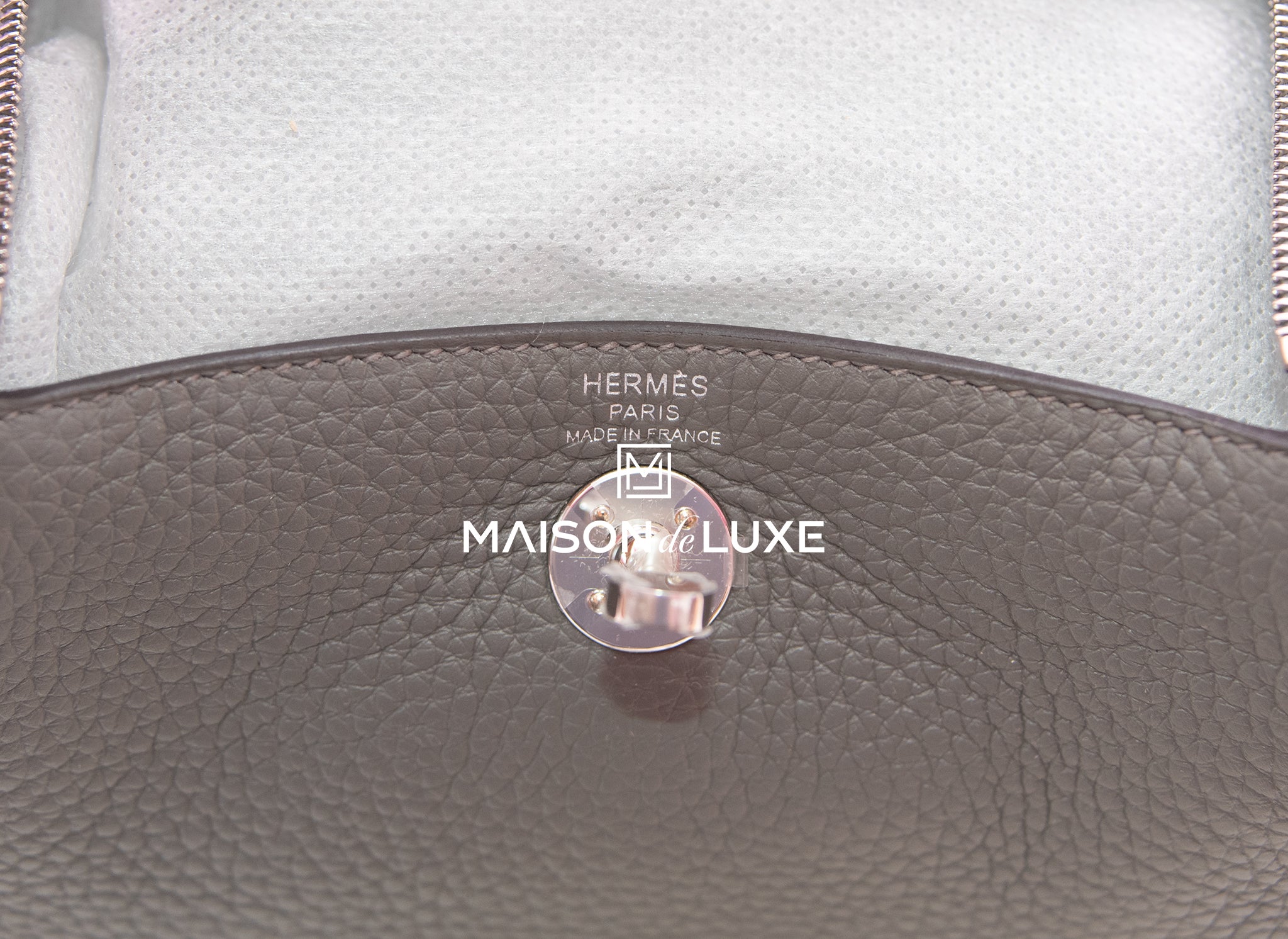 Hermes Mini Lindy Cuivre Clemence Palladium Hardware – Madison Avenue  Couture