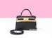 Hermes Mini Kelly II 20 Black Epsom GHW