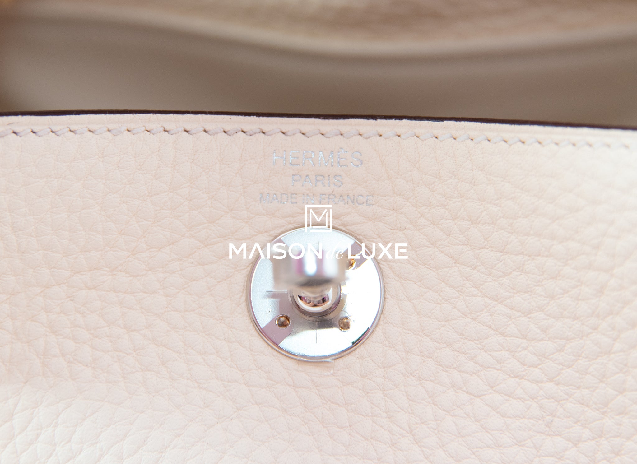 Hermès Mini Lindy Biscuit Clemence Palladium Hardware - Luxury